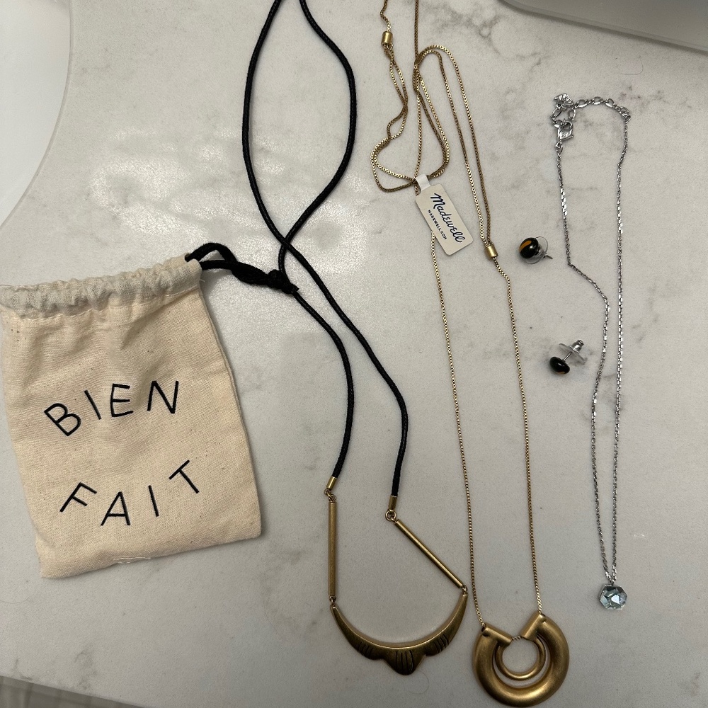 Madewell & SWAROVSKI necklaces